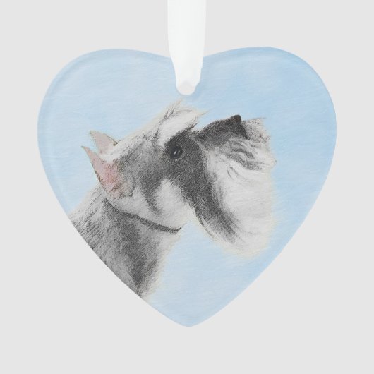 Schnauzer (Giant, Standard) Schnauzer - Dog Art Ornament (voorkant)