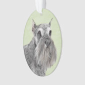 Schnauzer (Giant, Standard) Schnauzer - Dog Art Ornament (voorkant)