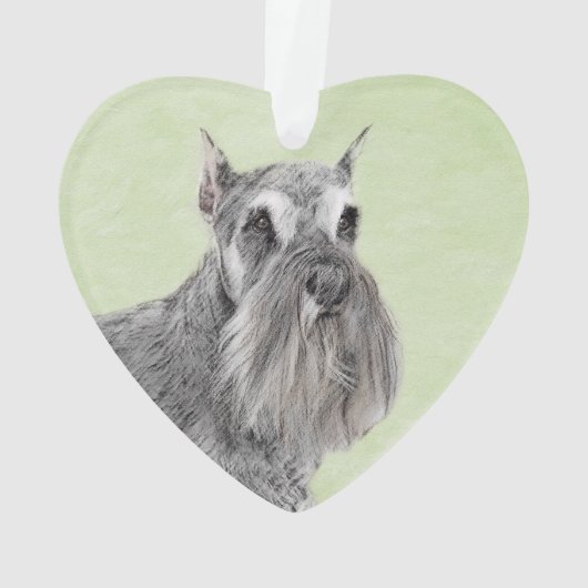 Schnauzer (Giant, Standard) Schnauzer - Dog Art Ornament