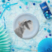 Schnauzer (Giant, Standard) Schnauzer - Dog Art Papieren Bordje (Feest)