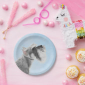 Schnauzer (Giant, Standard) Schnauzer - Dog Art Papieren Bordje (Feest)