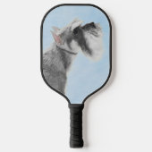 Schnauzer (Giant, Standard) Schnauzer - Dog Art Pickleball Paddle (Voorkant)