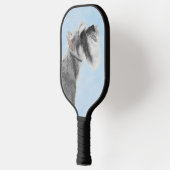 Schnauzer (Giant, Standard) Schnauzer - Dog Art Pickleball Paddle (Links)