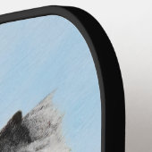 Schnauzer (Giant, Standard) Schnauzer - Dog Art Pickleball Paddle (Links Detail)