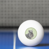 Schnauzer (Giant, Standard) Schnauzer - Dog Art Pingpongbal (Net)