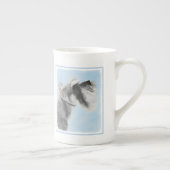 Schnauzer (Giant, Standard) Schnauzer - Dog Art Porselein Kop (Rechts)