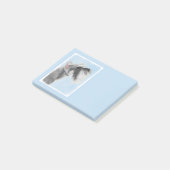Schnauzer (Giant, Standard) Schnauzer - Dog Art Post-it® Notes (Schuin)