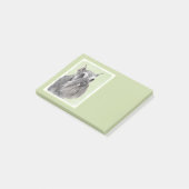 Schnauzer (Giant, Standard) Schnauzer - Dog Art Post-it® Notes (Schuin)