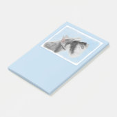 Schnauzer (Giant, Standard) Schnauzer - Dog Art Post-it® Notes (Schuin)