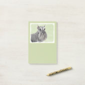 Schnauzer (Giant, Standard) Schnauzer - Dog Art Post-it® Notes (Op bureau)