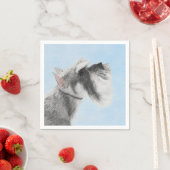 Schnauzer (Giant, Standard) Schnauzer - Dog Art Servet (Insitu)