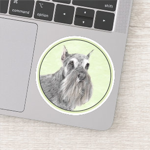 Schnauzer (Giant, Standard) Schnauzer - Dog Art Sticker