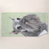 Schnauzer (Giant, Standard) Schnauzer - Dog Art Strandlaken (Voorkant)