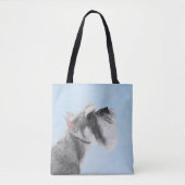 Schnauzer (Giant, Standard) Schnauzer - Dog Art Tote Bag (Voorkant)