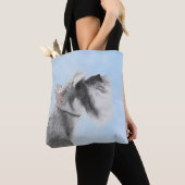 Schnauzer (Giant, Standard) Schnauzer - Dog Art Tote Bag (Dichtbij)