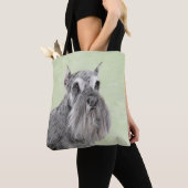 Schnauzer (Giant, Standard) Schnauzer - Dog Art Tote Bag (Dichtbij)
