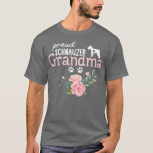 Schnauzer Grandma Dog Gifts Mimi Dog Ma Lover Mot T-shirt