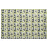 Schnauzer Groovy Glasses Combed Cotton Fabric Stof (Fat Quarter)