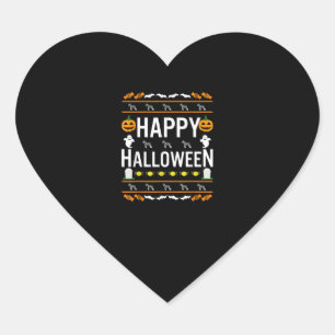 Schnauzer Halloween Lazy Ugly Costume Dog T-Shirt. Hart Sticker