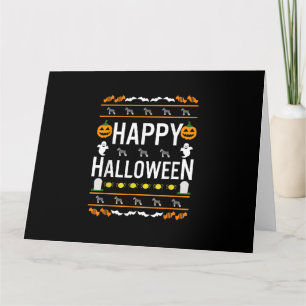 Schnauzer Halloween Lazy Ugly Costume Dog T-Shirt. Kaart