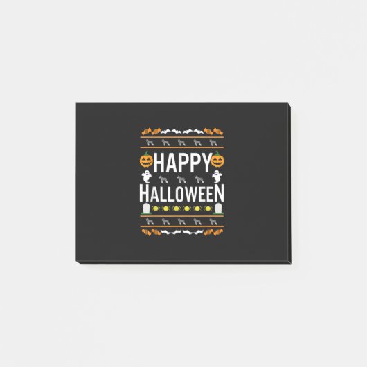 Schnauzer Halloween Lazy Ugly Costume Dog T-Shirt. Post-it® Notes (Voorkant)