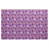 schnauzer halloween paars stof (Fat Quarter)