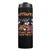 Schnauzer Halloween Thanksgiving Christmas Classic Thermosbeker (Voorkant)