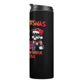 Schnauzer Halloween Thanksgiving Christmas Classic Thermosbeker (Geroteerd rechts)