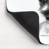 Schnauzer Happy Face Muismat (Hoek)