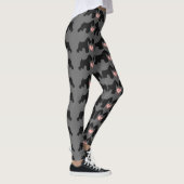 Schnauzer Hearts Leggings (Rechts)