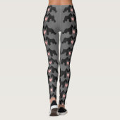 Schnauzer Hearts Leggings (Achterkant)