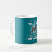 SCHNAUZER - Het is niet alleen een hond! Koffiemok (Voorkant links)