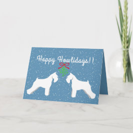 Schnauzer Holiday Kaart