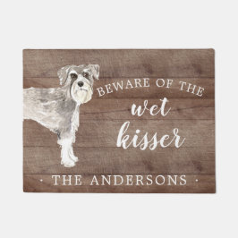 Schnauzer Hond Gepersonaliseerde Deurmat