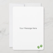 Schnauzer Hond Gepersonaliseerde Gelukkige Verjaar Kaart (Achterkant)