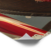 Schnauzer Hond Kerstfeest Poster (Hoek)