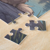 Schnauzer hond legpuzzel (Zijkant)
