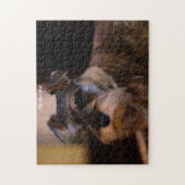 Schnauzer hond legpuzzels. legpuzzel (Verticaal)