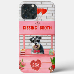 Schnauzer-hond Valentijnsdag Kusstand Case-Mate iPhone Case