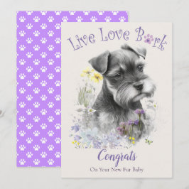 Schnauzer honden adoptie, Gotcha-dag Kaart