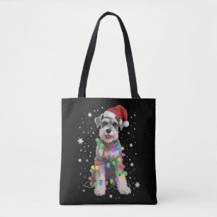 Schnauzer Honden Boom Kerstmis Kerstmis Huisdier D Tote Bag