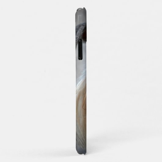 Schnauzer Hondengezicht Case-Mate iPhone Case (Achterkant/rechts)