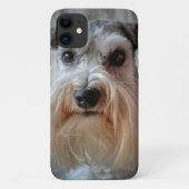 Schnauzer Hondengezicht Case-Mate iPhone Case (Achterkant)