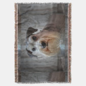 Schnauzer Hondengezicht Deken (Voorkant Verticaal)