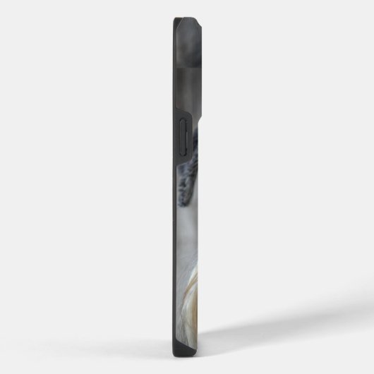 Schnauzer Hondengezicht iPhone Hoesje (Rechterkant)