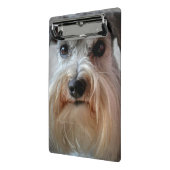 Schnauzer Hondengezicht Mini Klembord (Angled2)