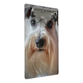 Schnauzer Hondengezicht Mini Klembord (Schuin)