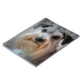 Schnauzer Hondengezicht Notitieboek (Linkerzijde)