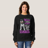 Schnauzer Hondenkleding Schnauzer Eigenaar Trui (Voorkant volledig)