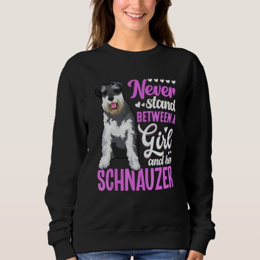 Schnauzer Hondenkleding Schnauzer Eigenaar Trui (Voorkant)